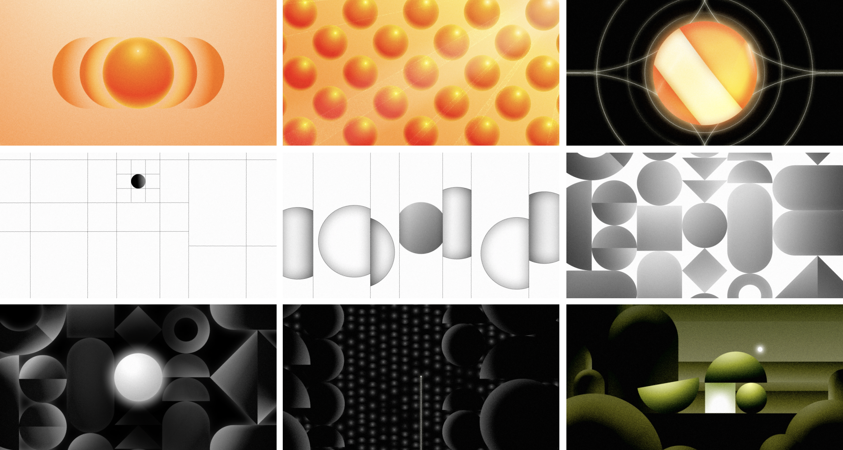 Orange visual board