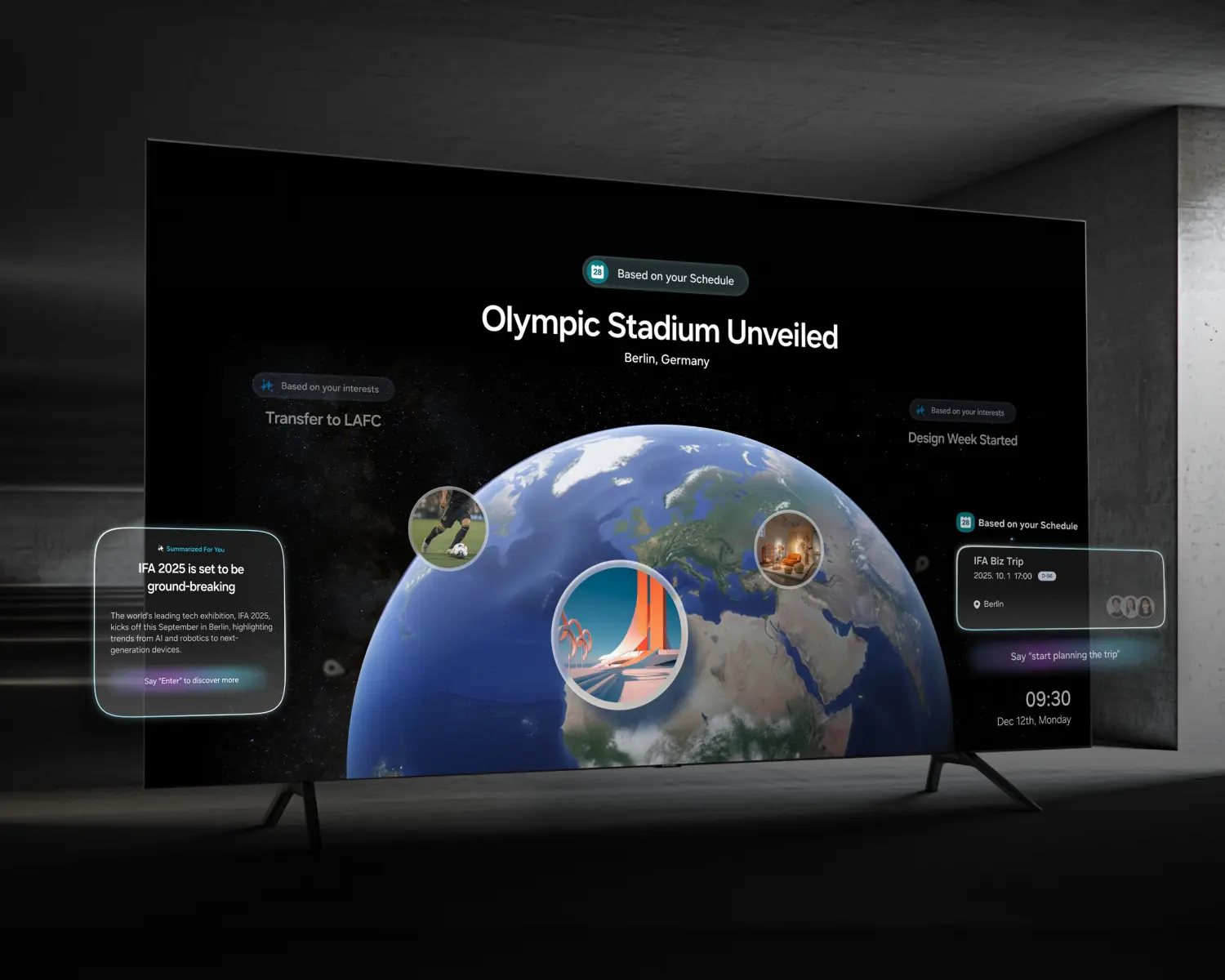 Orbis user experience concept mockup